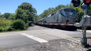 Amtrak Downeaster 683 with a Horizon coach [upl. by Gamali]