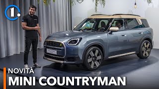 MINI Countryman 2024  Il nuovo SUV in anteprima anche diesel [upl. by Sinnal]