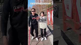 Let’s see how long you can keep pretending fooling me 😂😂 funny prank shorts funnyshorts [upl. by Kutzer117]