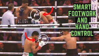 Dmitry Bivol outboxed Gilberto Ramirez with smart footwork and use of his lead hand [upl. by Ainegue]