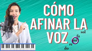 Cómo cantar afinado 🔥Mejora la afinación de la voz Ejercicios de entonación Natalia Bliss [upl. by Berkshire]