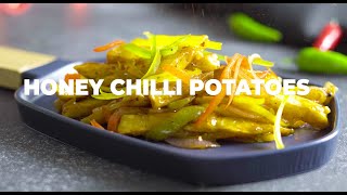 Easy Honey Chilli Potato Recipe in Nickel Free Select Stainless Steel Cookware [upl. by Lessard403]