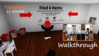 ROBLOX  Escape Room NEW  Walkthrough All 11 Rooms [upl. by Kenna]