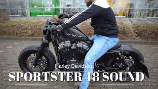 Beautiful Sportster 48 1200 Harley Davidson SOUND CHECK [upl. by Hsaniva259]