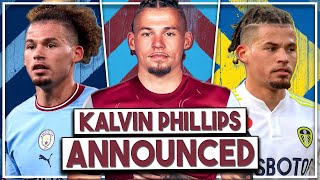 Kalvin Phillips announced but no option to buy  Man City amp England midfielder joins West Ham [upl. by Yerdna]