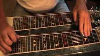 Beginner Pedal Steel Cross Picking B Pedal Coordination [upl. by Eiramanad]