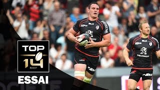 Lessai de Louis Picamoles  TOP 14  Toulouse  Brive  J24  Saison 201415 [upl. by Sherrard655]