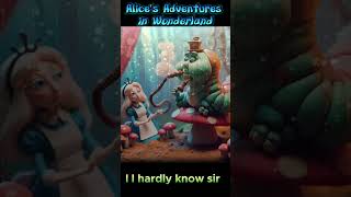 Alices Adventures in wonderland  A Mysterious Encounter Alice Meets the Caterpillar shorts [upl. by Hinman]