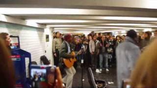 Oasis  Wonderwall Paris metro station Cover [upl. by Scevo]