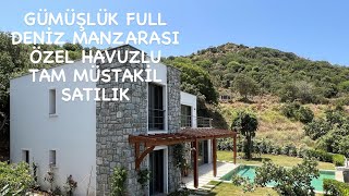 ✨GÜMÜŞLÜKTE SATILIK TAM MÜSTAKİL ÖZEL HAVUZLU VİLLA [upl. by Yesoj]