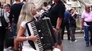 Piazza Navona accordion player [upl. by Eidok]