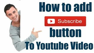 How to add subscribe button to YouTube videos in Android phone [upl. by Oakleil]