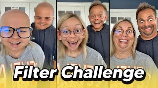 Funny Filter Challenge Hilarious Reactions [upl. by Llydnek]