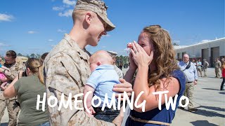 Marine Meets Son at Military Homecoming [upl. by Gabriel]