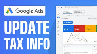 How To Update Tax Information in Google Ads  Full Guide 2024 [upl. by Akenal]