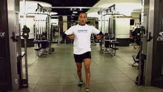 Standing Cable Chest Press  Muscle Building [upl. by Hatty]