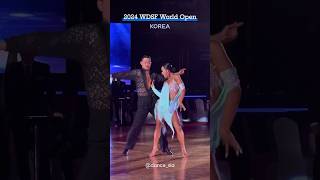 Zhengmin Yu amp Zitong Huo 💃🏽2024 WDSF World Open  KOREA🕺🏽Final Solo dance  chachacha 댄스스포츠 [upl. by Evelina]