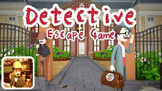 Escape Rooms Detective【GBFinger Studio】  攻略 Walkthrough  脫出 [upl. by Arraeit]