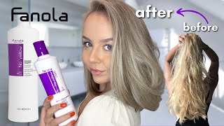 How to use Fanola No Yellow Shampoo  Step by Step Tutorial [upl. by Laiceps]