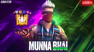 Grandmaster Live Rank Push Free Fire Telugu  Munna Bhai is Live  Telugu Gaming Live MBG [upl. by Perry174]