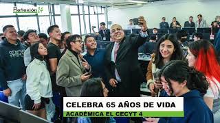 Celebra 65 años de vida académica el CECyT 4 [upl. by Arbmik]