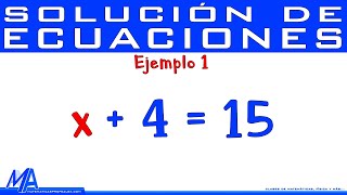 Solución de ecuaciones de primer grado  lineales  Ejemplo 2 [upl. by Ver]