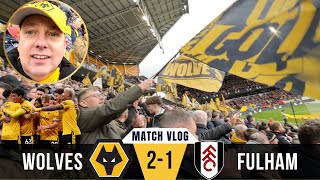 Wolves Win as Injury Crisis Worsens Ahead of FA CUP QF 😕 Wolves 21 Fulham MATCH EXPERIENCE VLOG [upl. by Wolfram]