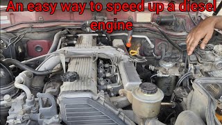 An easy way to speed up a diesel engine  1hd t engine diesel pump setting [upl. by Fielding]