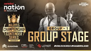 Ooredoo Nation PUBGM Contender Series 2  Group 1 [upl. by Arikehs670]