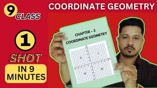 Coordinate Geometry Class 9 in 9 Minutes 🔥  Class 9 Maths Chapter 3 Complete Lecture [upl. by Sil151]