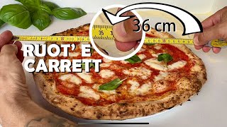 Pizza napoletana verace e ruota di carretto nel forno QQ16 [upl. by Ammadis599]