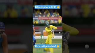 Dilscoop for a six to a spinner 😱 cricket24 [upl. by Blayze]