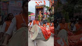 Khairatabad Ganesh 2024  Maharashtra Puneri Dhol Tasha Performance khairatabadganesh2024 [upl. by Essilevi]