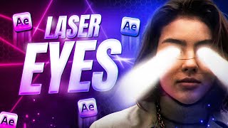 try this LASER GLOWING EYE EFFECT AFTER EFFECTS [upl. by Yaned]