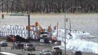 How High Are The Floodwaters Visual Brandon Manitoba Flood May 11 2011 [upl. by Alicec436]