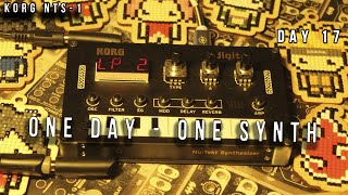 One Day One Synth Day 17 Korg NTS1 [upl. by Solrac225]