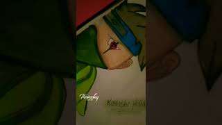 Drawing of Kakashi hatake anime kakashi shorts [upl. by Egin]