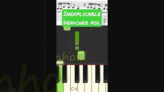 Inexplicable Denicher Pol Piano Facil Partitura [upl. by Anjanette]