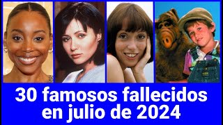 Famosos que murieron en julio de 2024 [upl. by Baylor]