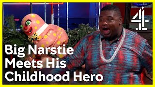 Mr Blobby Causes Chaos on the Show 👀  The Big Narstie Show [upl. by Aienahs]