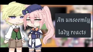 An unseemly lady reacts ll Gacha Club ll Reaction Video ll scarabae [upl. by Shieh]