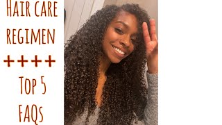 Hair Care Regimen  Top 5 FAQs [upl. by Anidan]