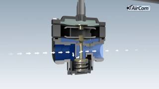 AirCom Pneumatic GmbH Volumenstrombooster  pilotgesteuerter Druckregler [upl. by Kevin207]