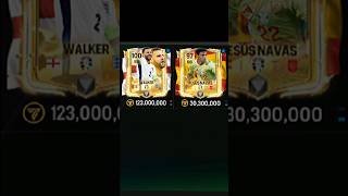 WALKER vs JESÚS NAVAS FC card comparison 🔥🔥 fcmobile fifa fifamobile football soccer eafc24 [upl. by Alat]