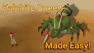 Noobs Guide to Kalphite Queen  2023  with plugins [upl. by Macnair]