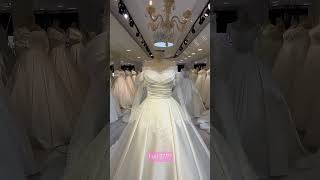 vestidos de Noiva de Cetim e Brilho weddingdress bridal wedding noivas [upl. by Hamo829]