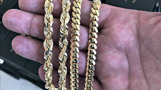 7MM ROPECUBAN LINK COMPARISON [upl. by Kare]