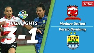 Madura United vs Persib Bandung 31 All Goals amp Highlights [upl. by Heidt]