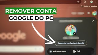 Como REMOVER Conta Google no PC  Atualizado [upl. by Krum105]