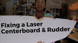 ILCA Laser CENTERBOARD AND RUDDER FIX [upl. by Ahtelra]